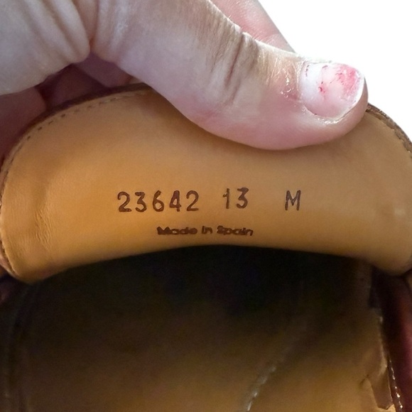 Magnanni Hendidos Flex Leather Loafers Brown Cognac Burnished Men’s Size 13M main image 7
